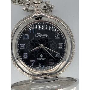 Samuel Colt 1836 Commemoration of The First Revolver Pocket Watch Silver Finish